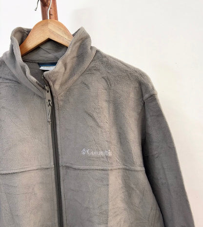 Authentic 'Columbia' Grey Fleece Jacket