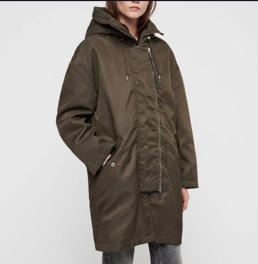 Olive Green Uniqlo UUU Parkha Jacket 
Preferably women's