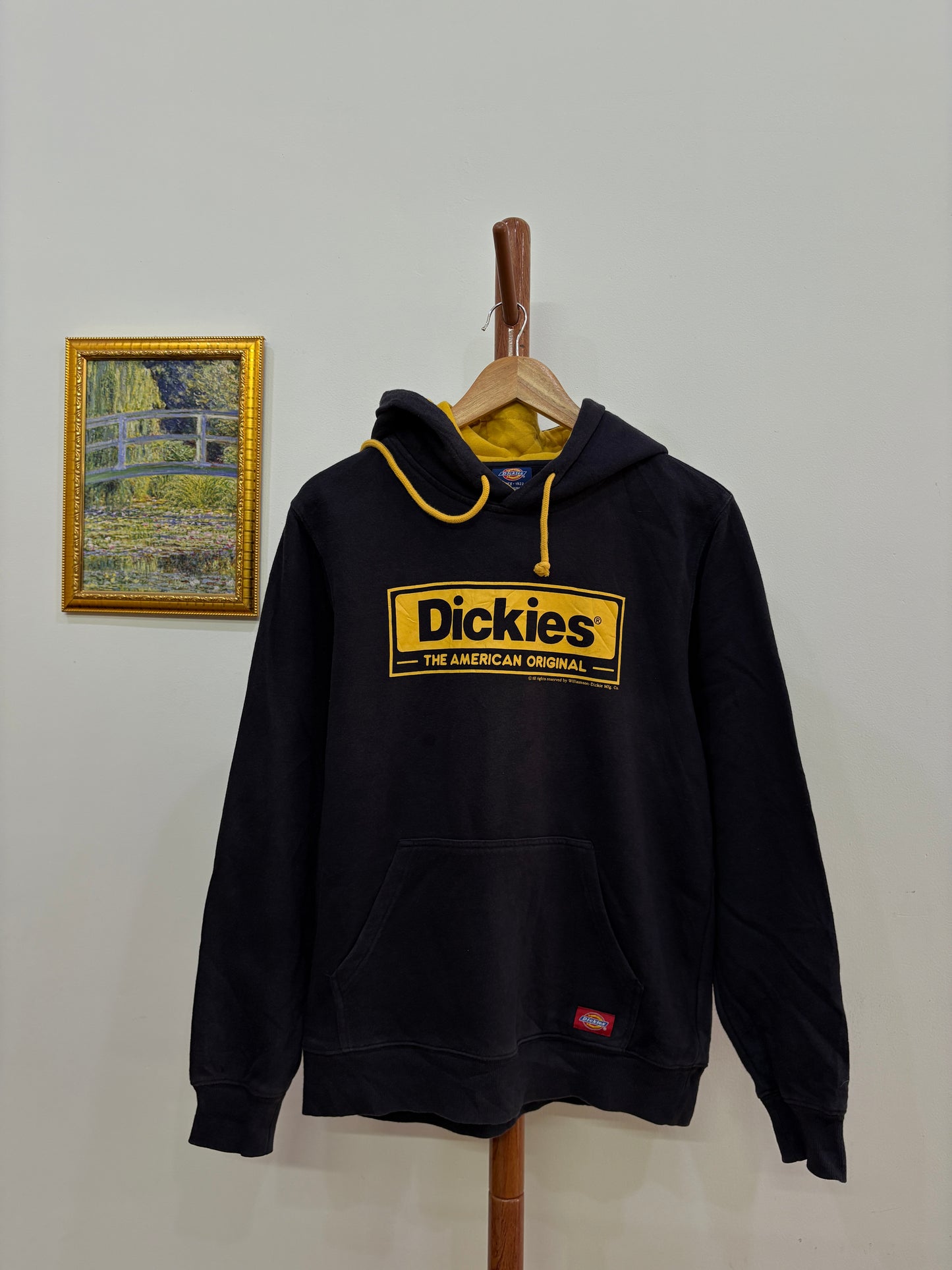 Navy Blue 'Dickies' Box Logo Hoodie