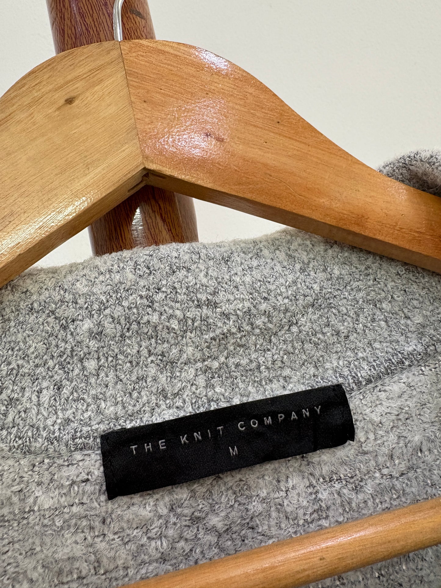 The knit company fuzzy collared sweater