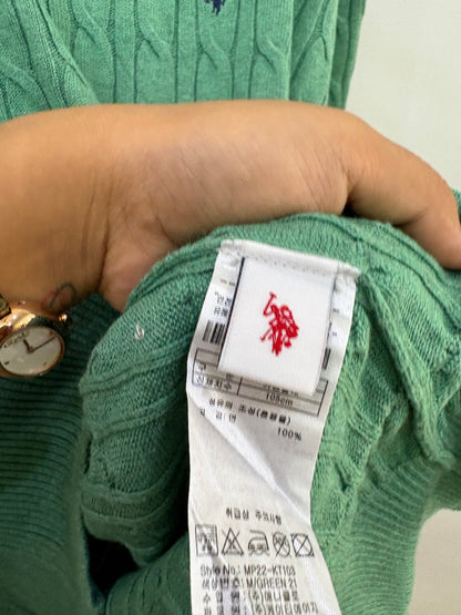 Uspa Green Sweater