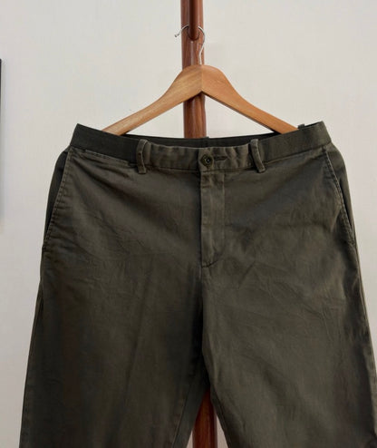 Green Uniqlo Summer cotton Trouser