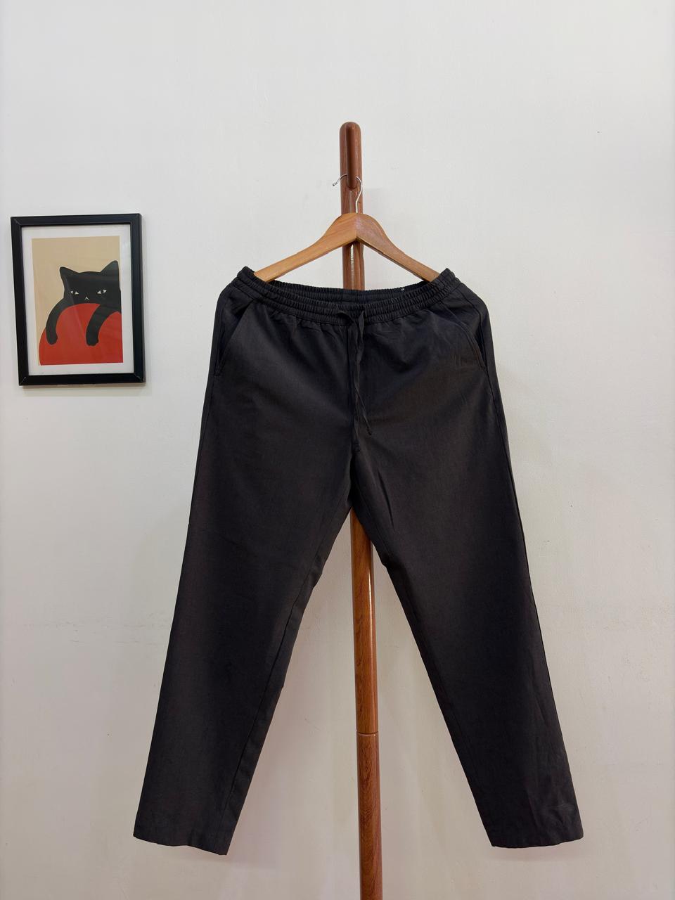 Grey Loose Fit Summer Trouser