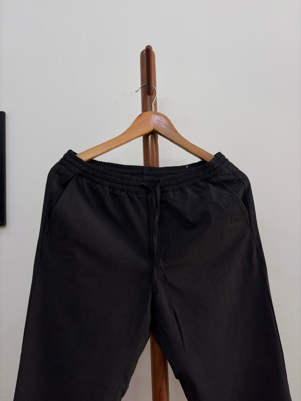 Grey Loose Fit Summer Trouser