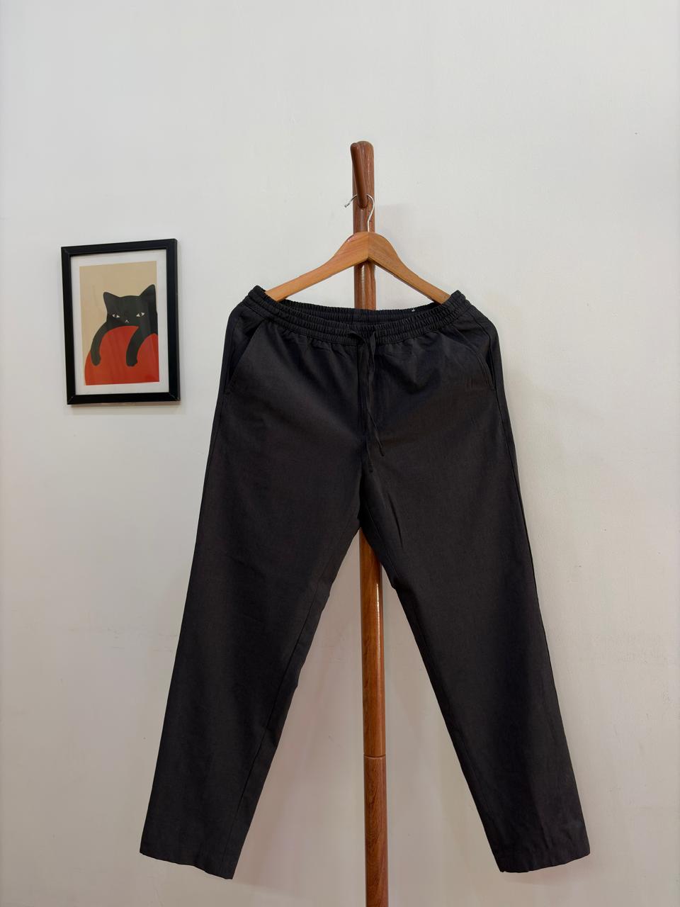 Grey Loose Fit Summer Trouser