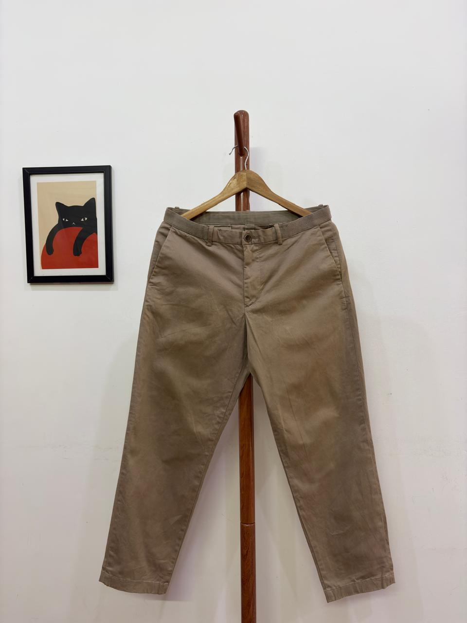 Dark Beige @uniqlo Cotton Summer Chinos