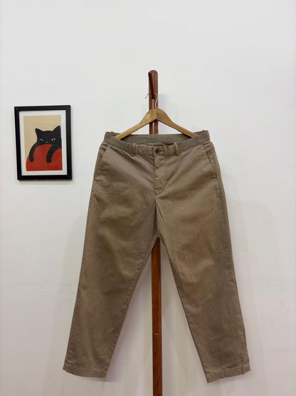 Dark Beige @uniqlo Cotton Summer Chinos