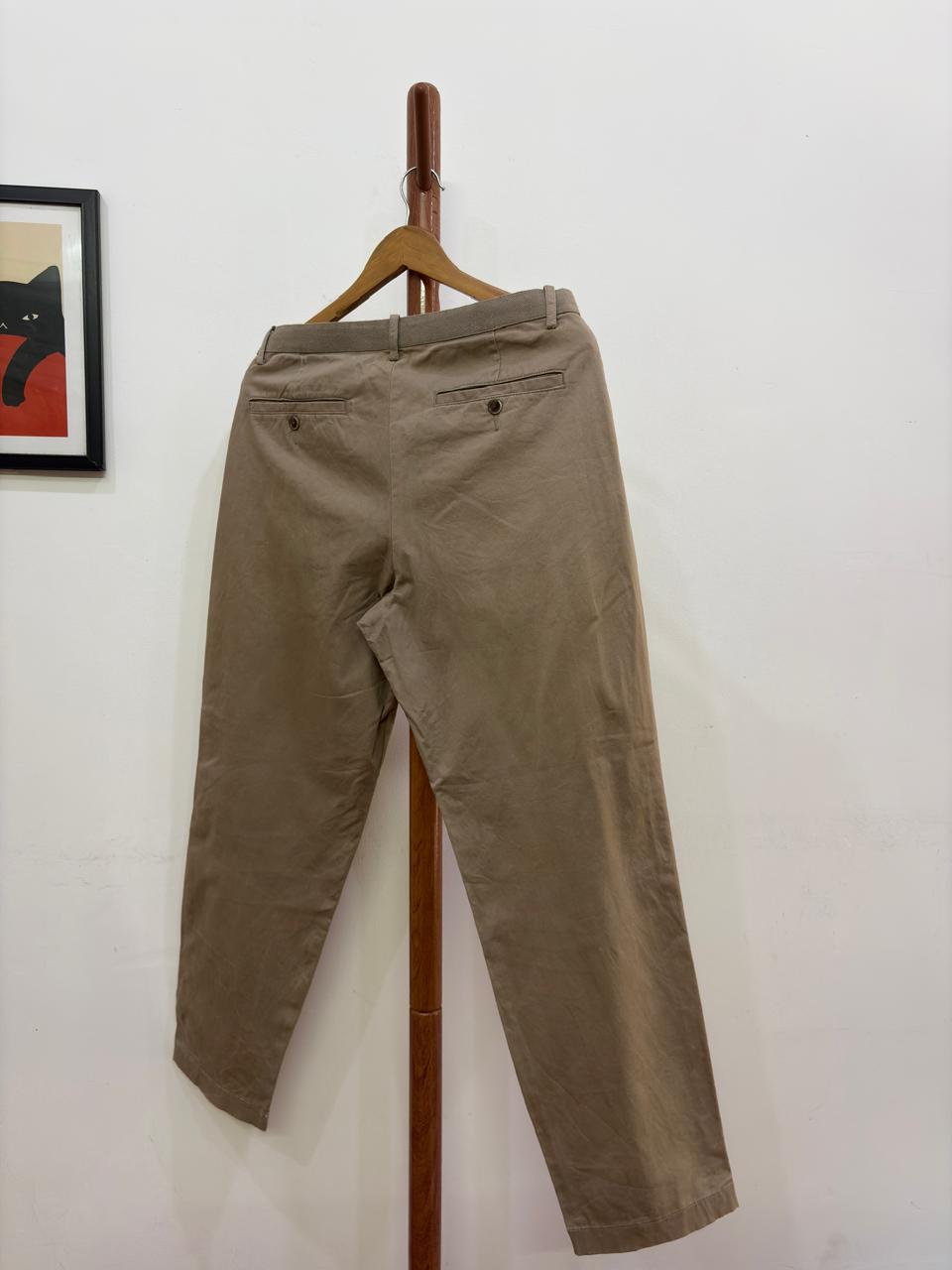 Dark Beige @uniqlo Cotton Summer Chinos