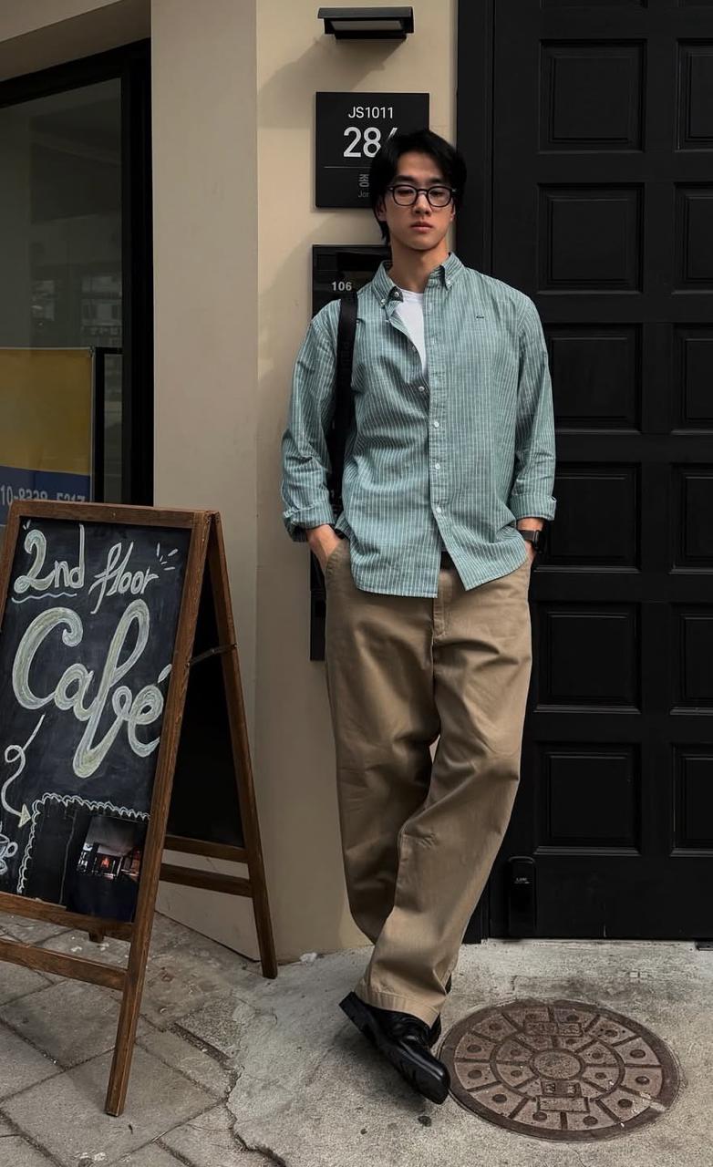 Dark Beige @uniqlo Cotton Summer Chinos