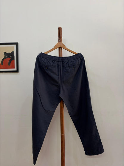 Navy Blue Topten Linen Trouser