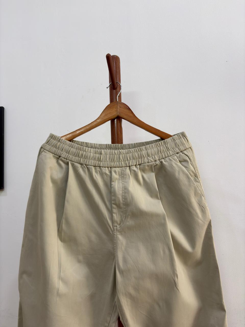 8seconds Korean Pleated Baggy Cotton Trouser