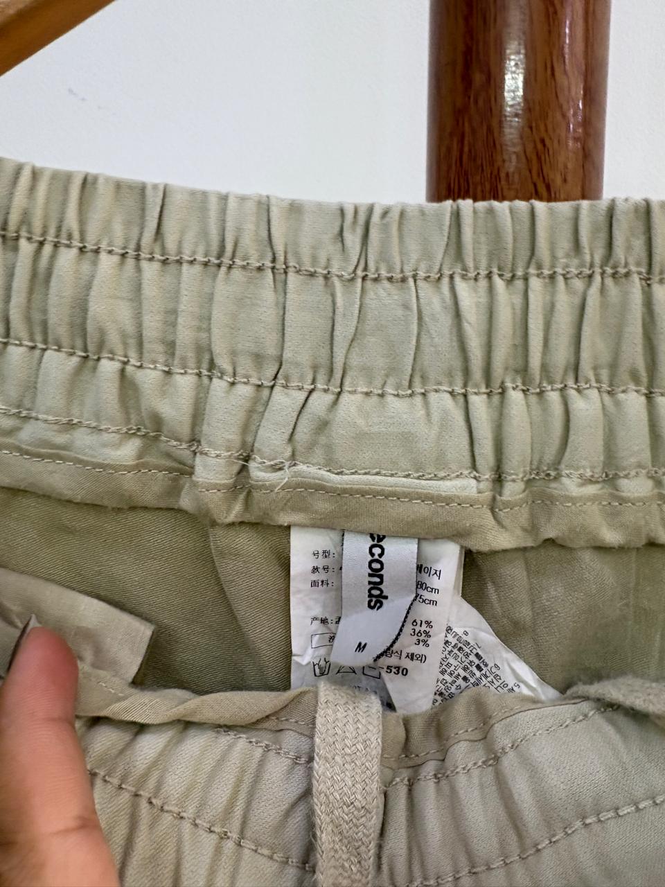8seconds Korean Pleated Baggy Cotton Trouser