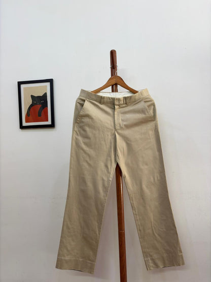 Vintage DKNY Straight Fit Beige Trouser