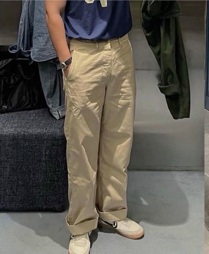 Vintage DKNY Straight Fit Beige Trouser