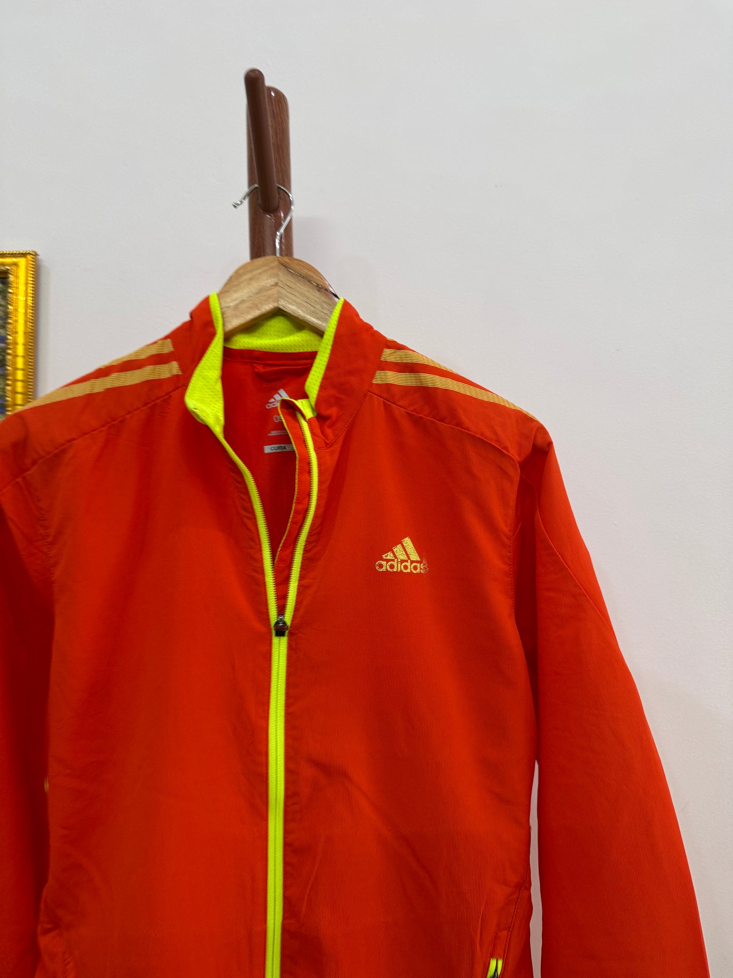 Adidas Red Sports Windbreaker Jacket