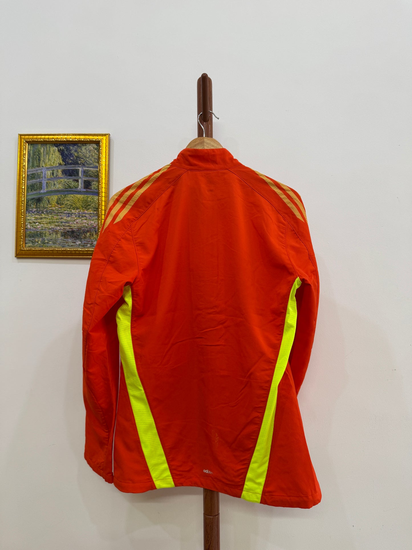 Adidas Red Sports Windbreaker Jacket