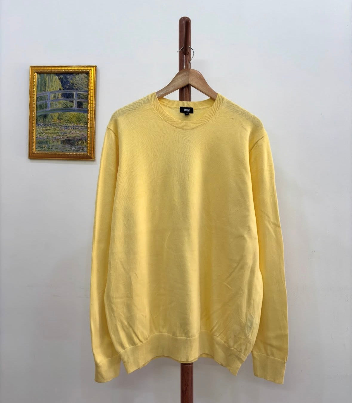 Uniqlo Yellow Seamless Knitted Sweater