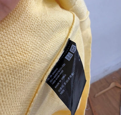 Uniqlo Yellow Seamless Knitted Sweater