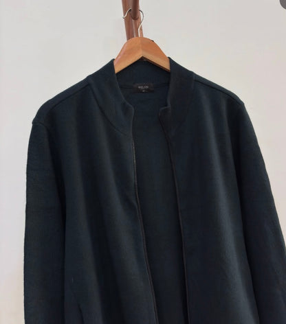 Teal Green Soft Zipper Knitwear