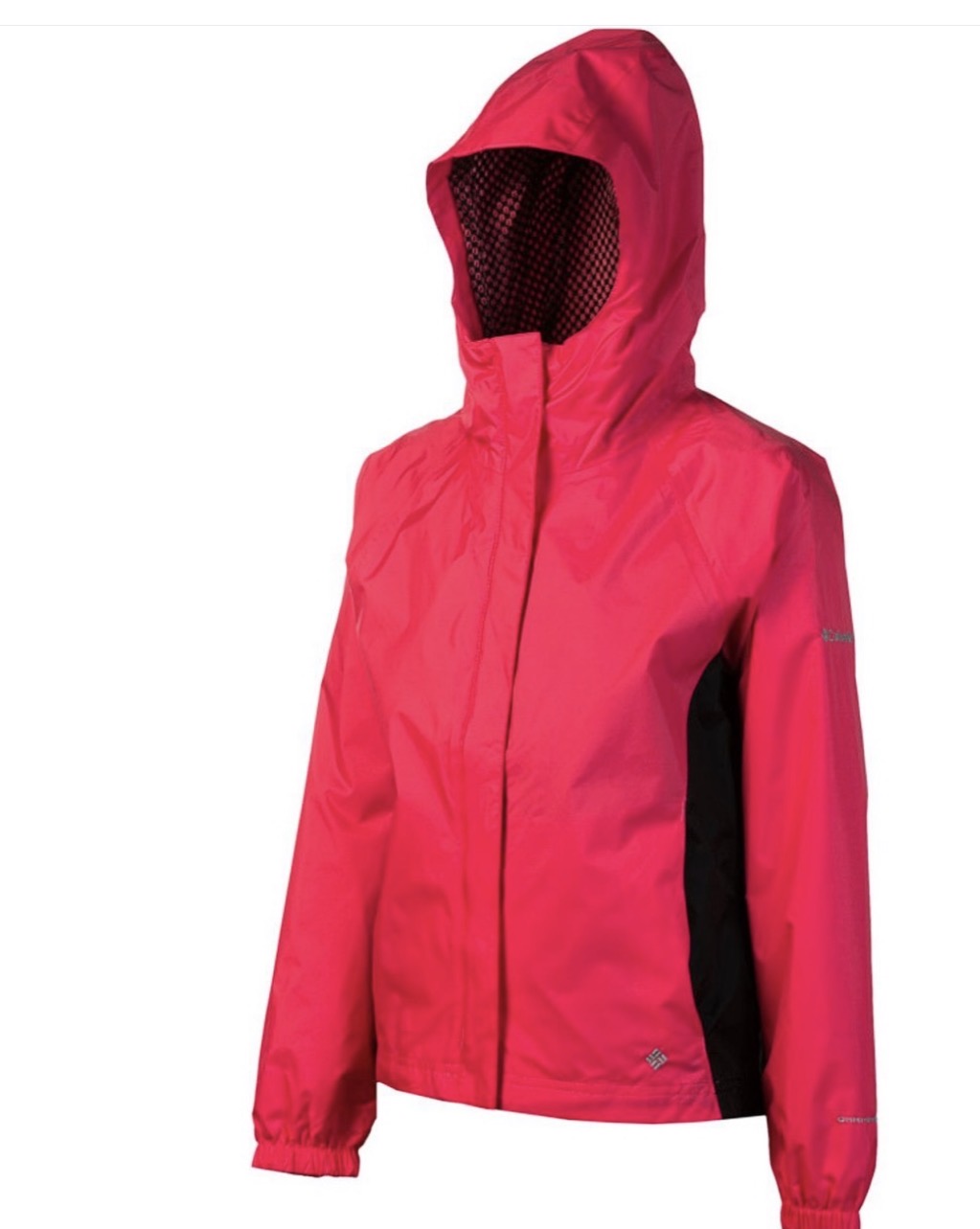 Beautiful Pink 'Columbia' Windbreaker Jacket 
 Length 21 in]