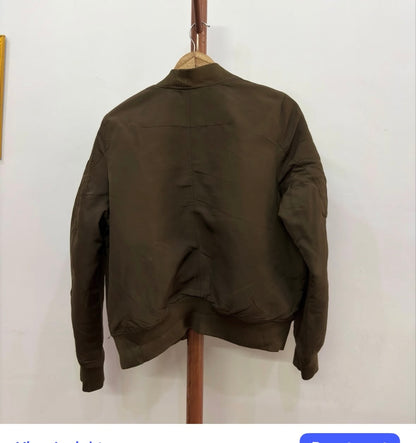 Olive Green MA-1 'H&M' Bomber Jacket 
ssly with tees, knits & cargos