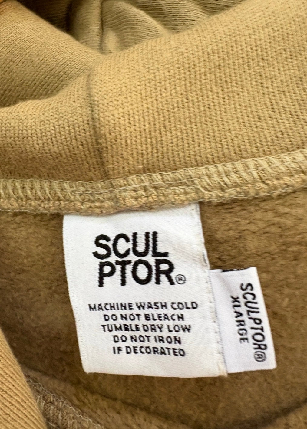 Brown 'SCULPTURE' Masterpiece Hoodie