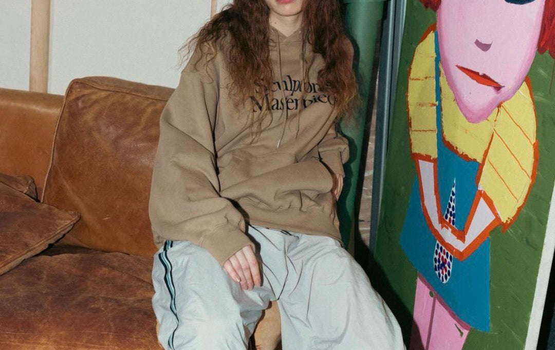 Brown 'SCULPTURE' Masterpiece Hoodie