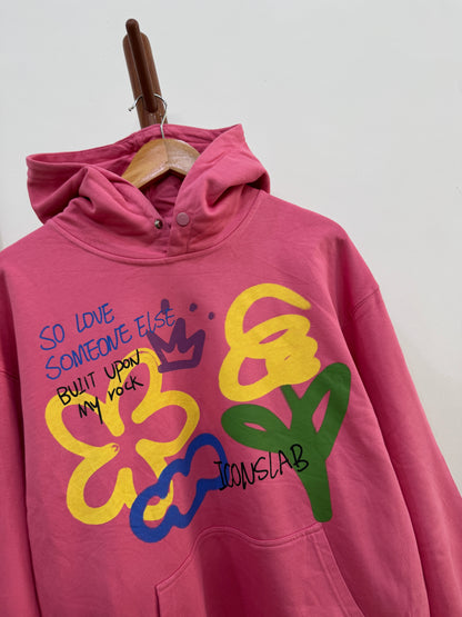 Icons Lab Hoodie – Heart Sprayed “Pino” 🎨