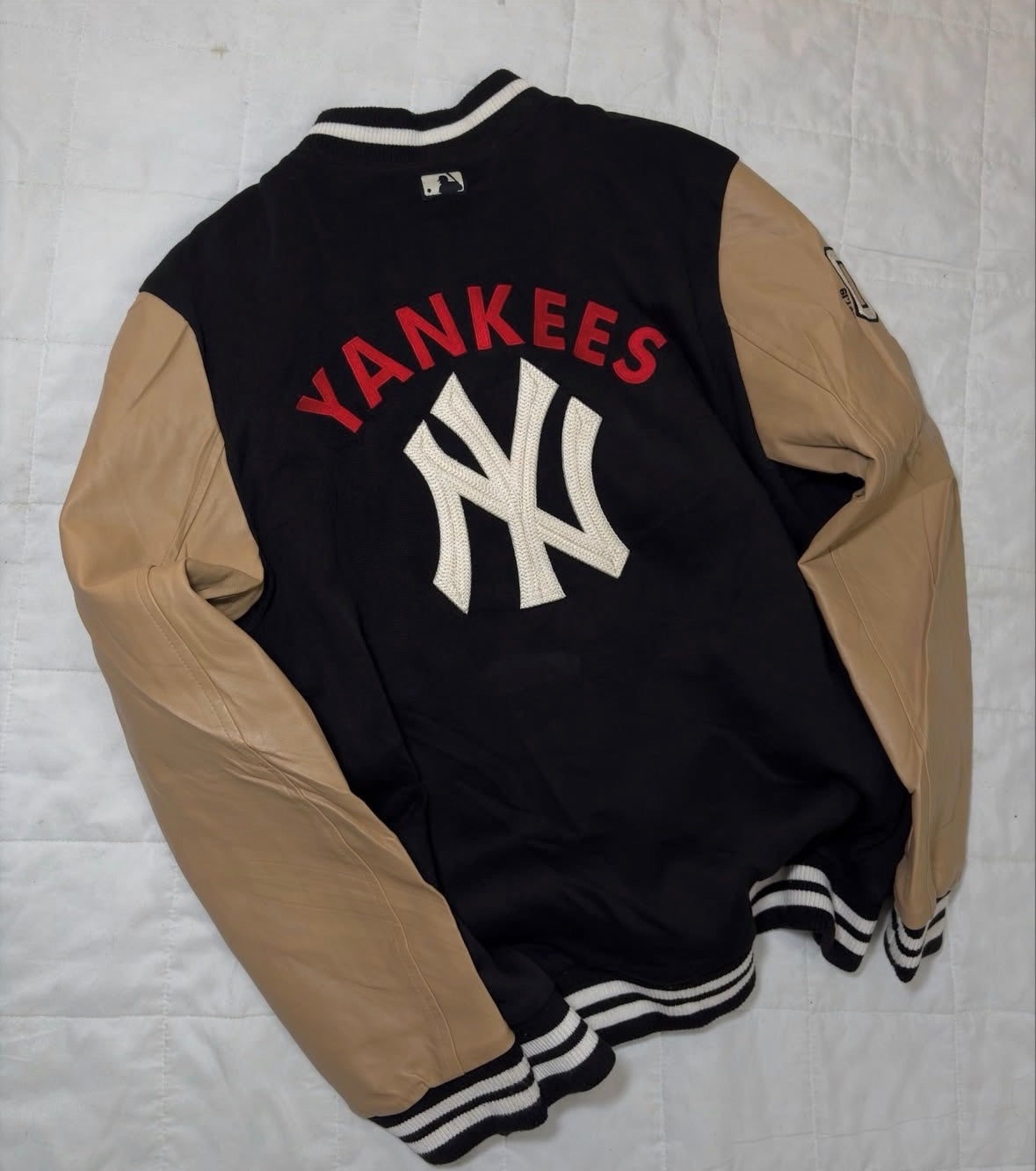 Authentic 'MLB X YANKEES' Leather Varsity Jacket