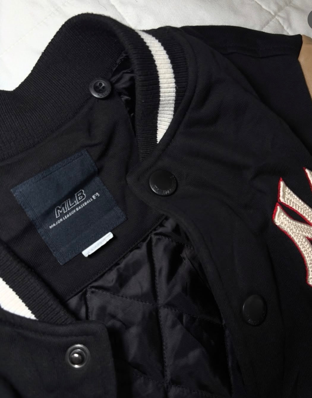 Authentic 'MLB X YANKEES' Leather Varsity Jacket