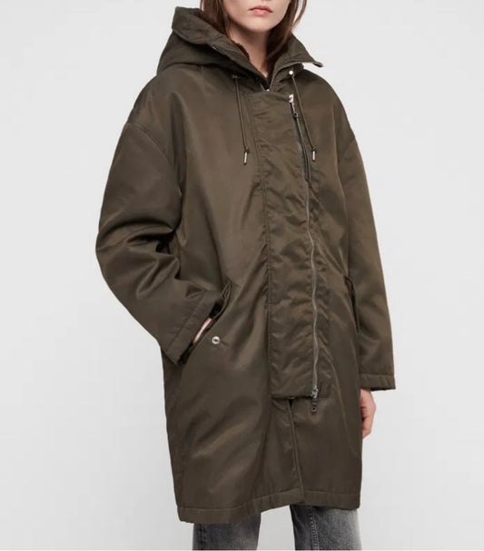 Olive Green Uniqlo UUU Parkha Jacket 
Preferably women's