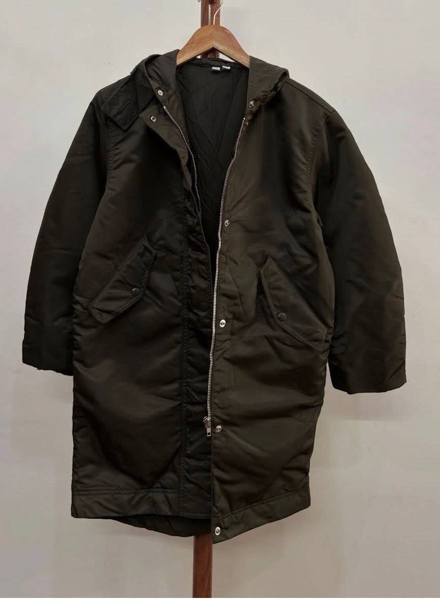 Olive Green Uniqlo UUU Parkha Jacket 
Preferably women's
