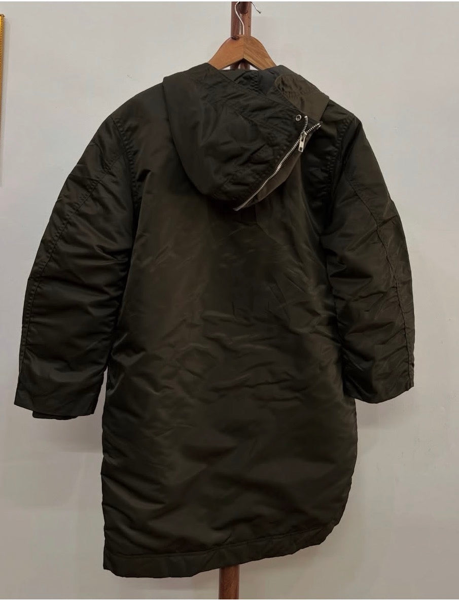 Olive Green Uniqlo UUU Parkha Jacket 
Preferably women's