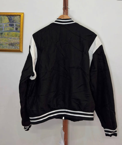 'LETTERCOMO ' Wollen Varsity with leather details