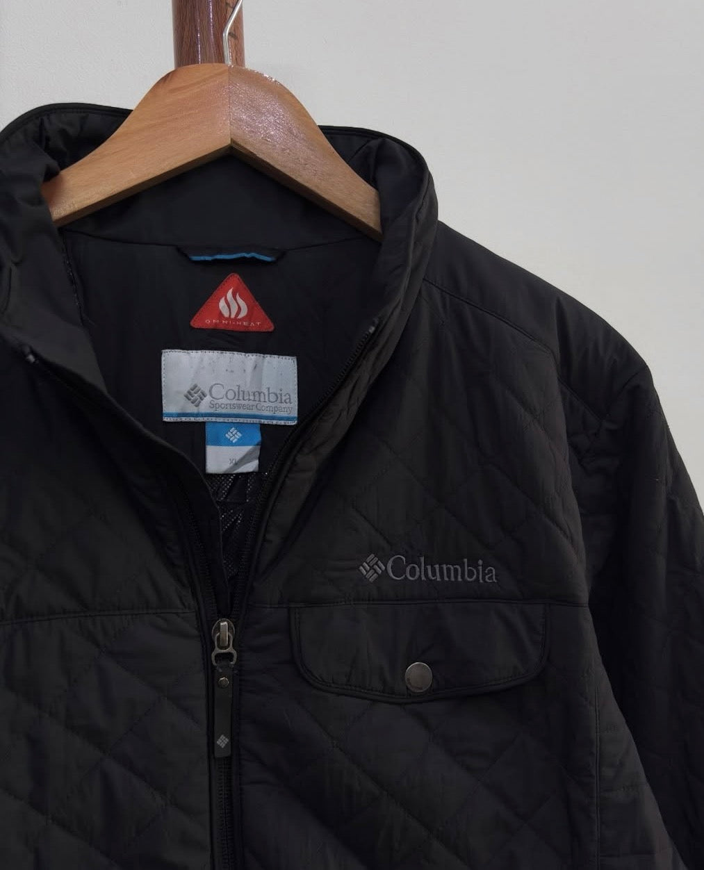 Authentic 'Columbia Omni-heat quilted jacket