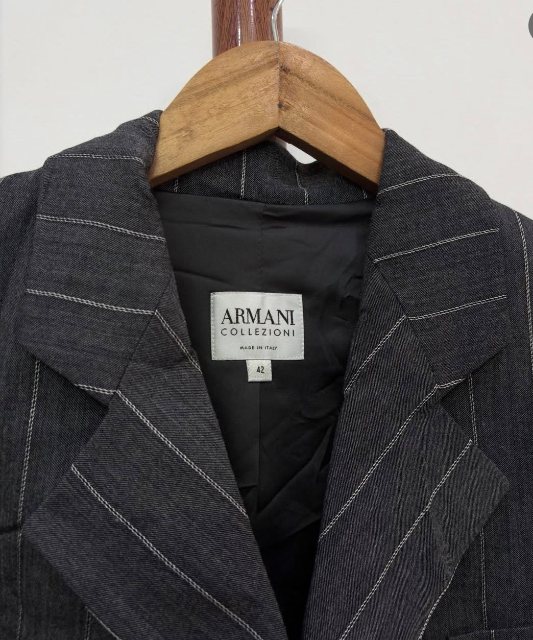 Armani Collezion Pinstripe Blazer 
Authentic & like new