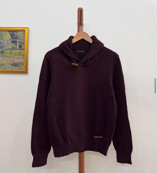 Maroon Underwood Cowl neck Sweater