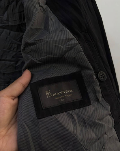 Black MAESTRO Tailored Fit Jacket  with buckle details 
So classy , well made & Pitch Black