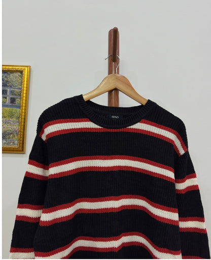 SPAO' Ribbed Colorblock Sweater