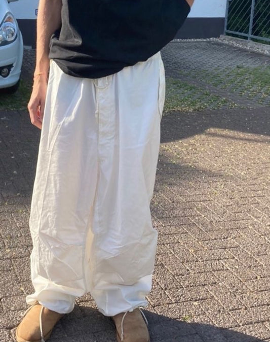 White Baggy Parachute