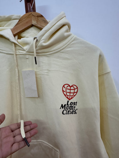 Lost Management Cities’ 
Thick Zipper Hoodie