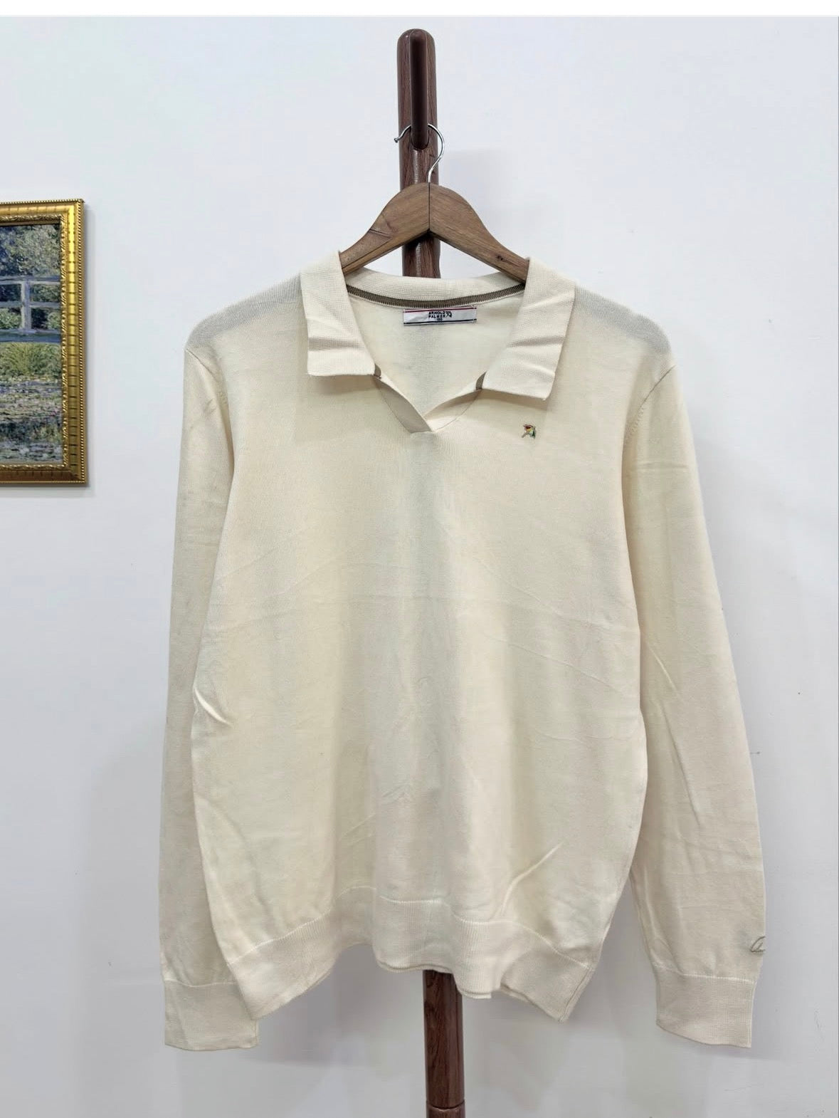 White 'Arnold Palmer' Collared Polo