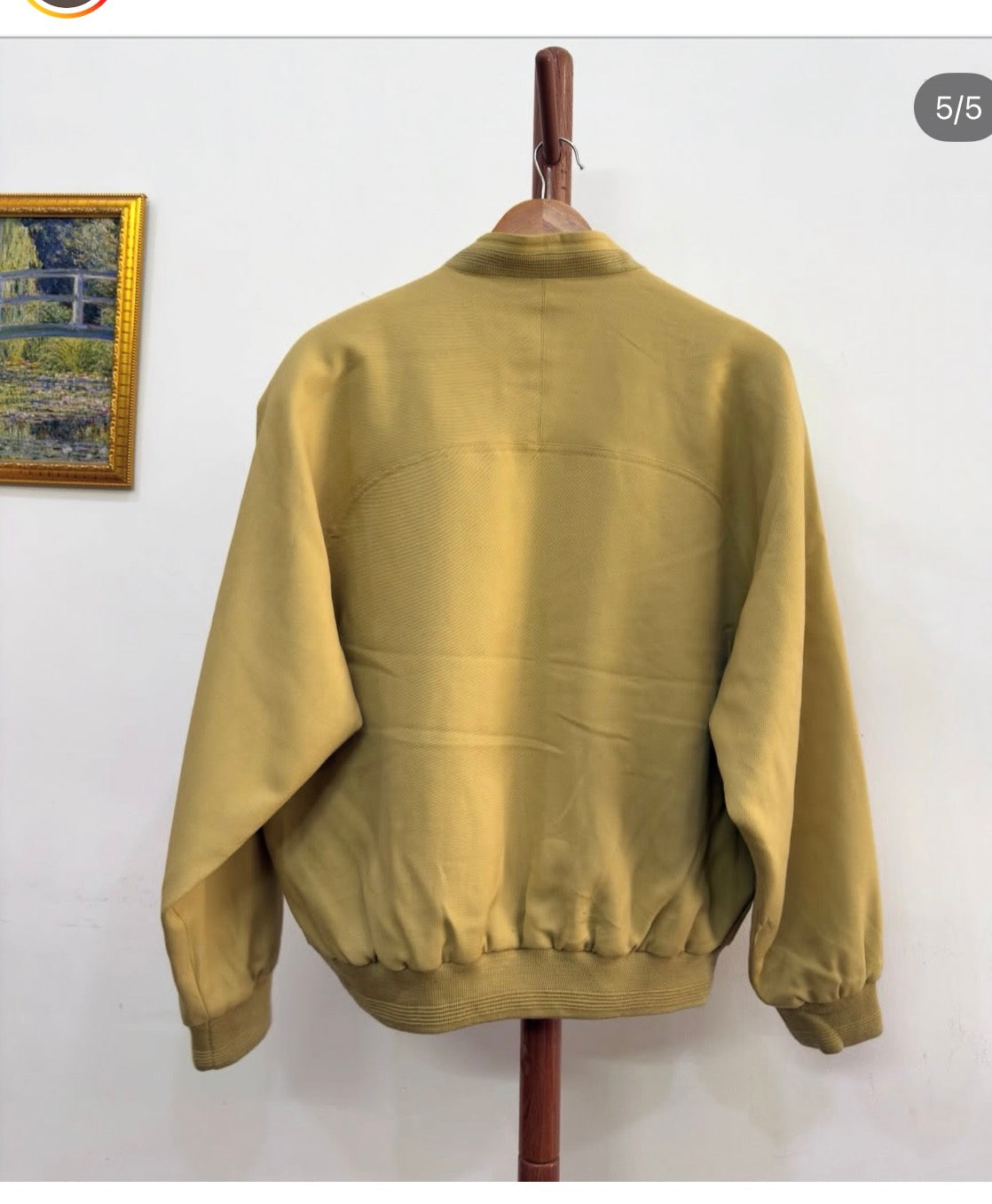 Vintage 80's Yellow Tailored Fit Jacket