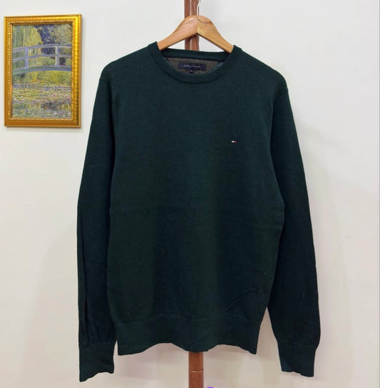 Green 'Tommy Hilfiger' 100%Lambswool