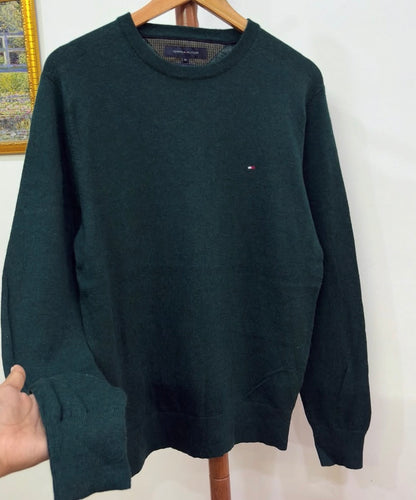 Green 'Tommy Hilfiger' 100%Lambswool