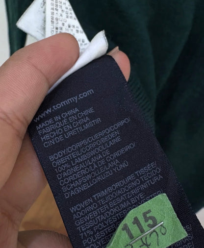 Green 'Tommy Hilfiger' 100%Lambswool