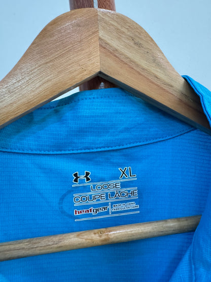 Blue ‘Underarmour’ QuarterZip Tee