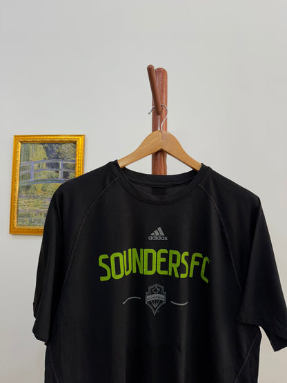 Black Adidas x SounderFc Tee