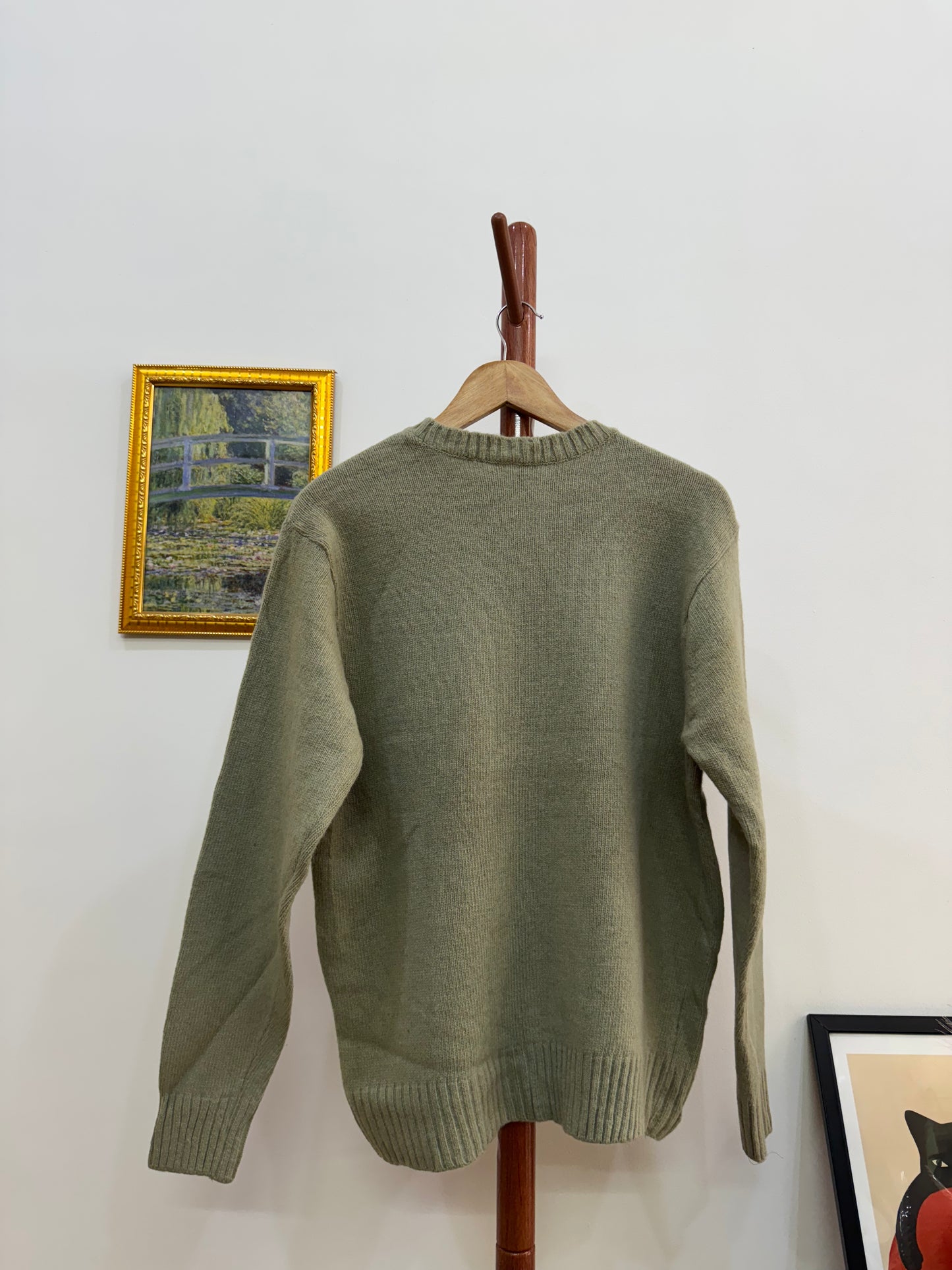 Green Knitted sweater