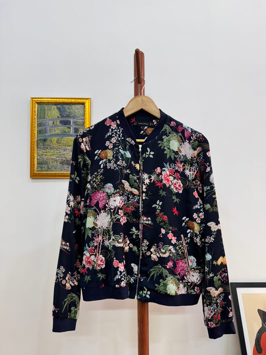 Vintage Zara Flower Bomber